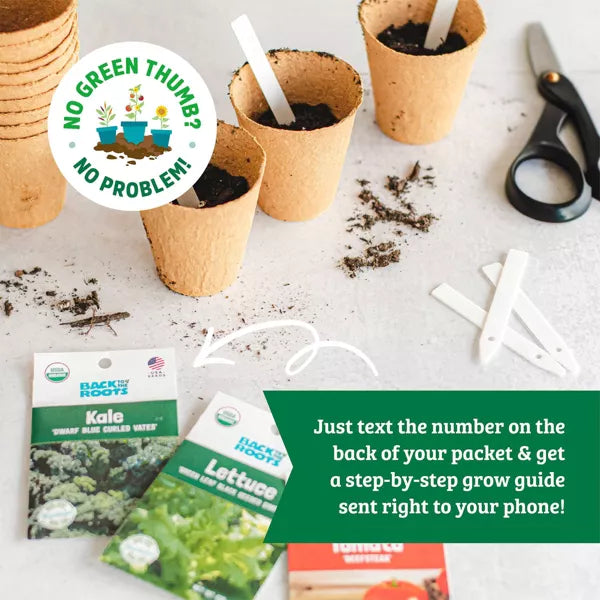 Back to the Roots 5pk Organic Peppers Seeds Variety