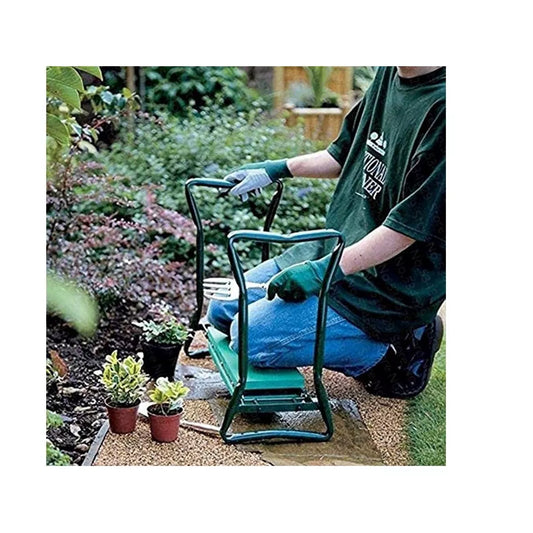 Garden Bench and Kneeler Stools Gardening With Side Bag Pockets for Tools, Portable and Lightweight, Great Gift For Gardeners